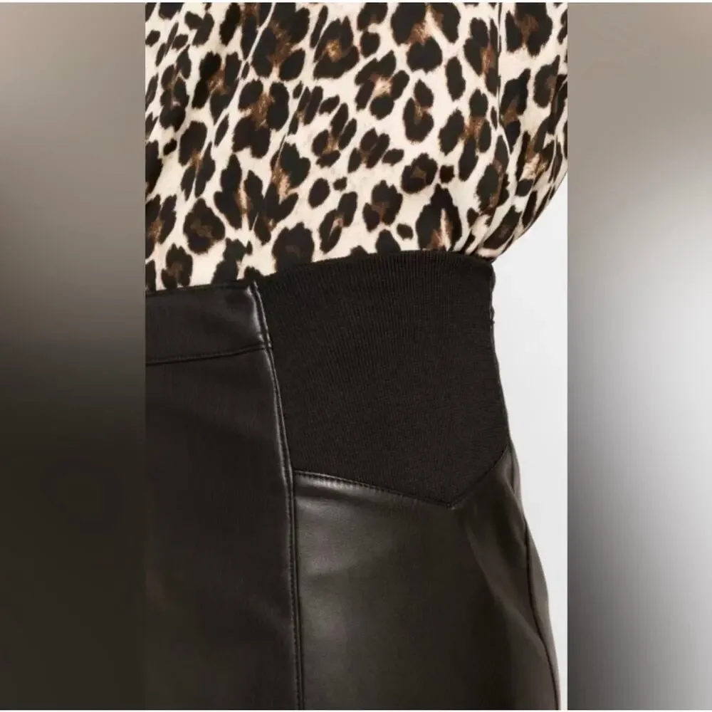Vera Moda Stitch Fix Vegan Leather Pencil Skirt Pomona Sz 14 Matrix